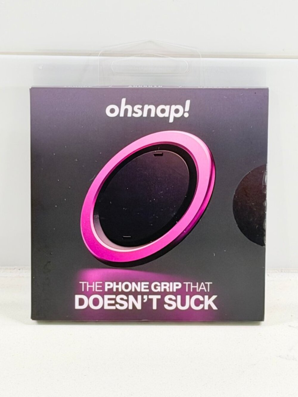 OhSnap Snap Grip Magnetic Phone Grip & Stand Retro Wave NEW